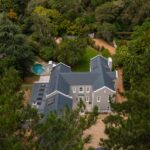 Aerial photograph of real estate in constantia