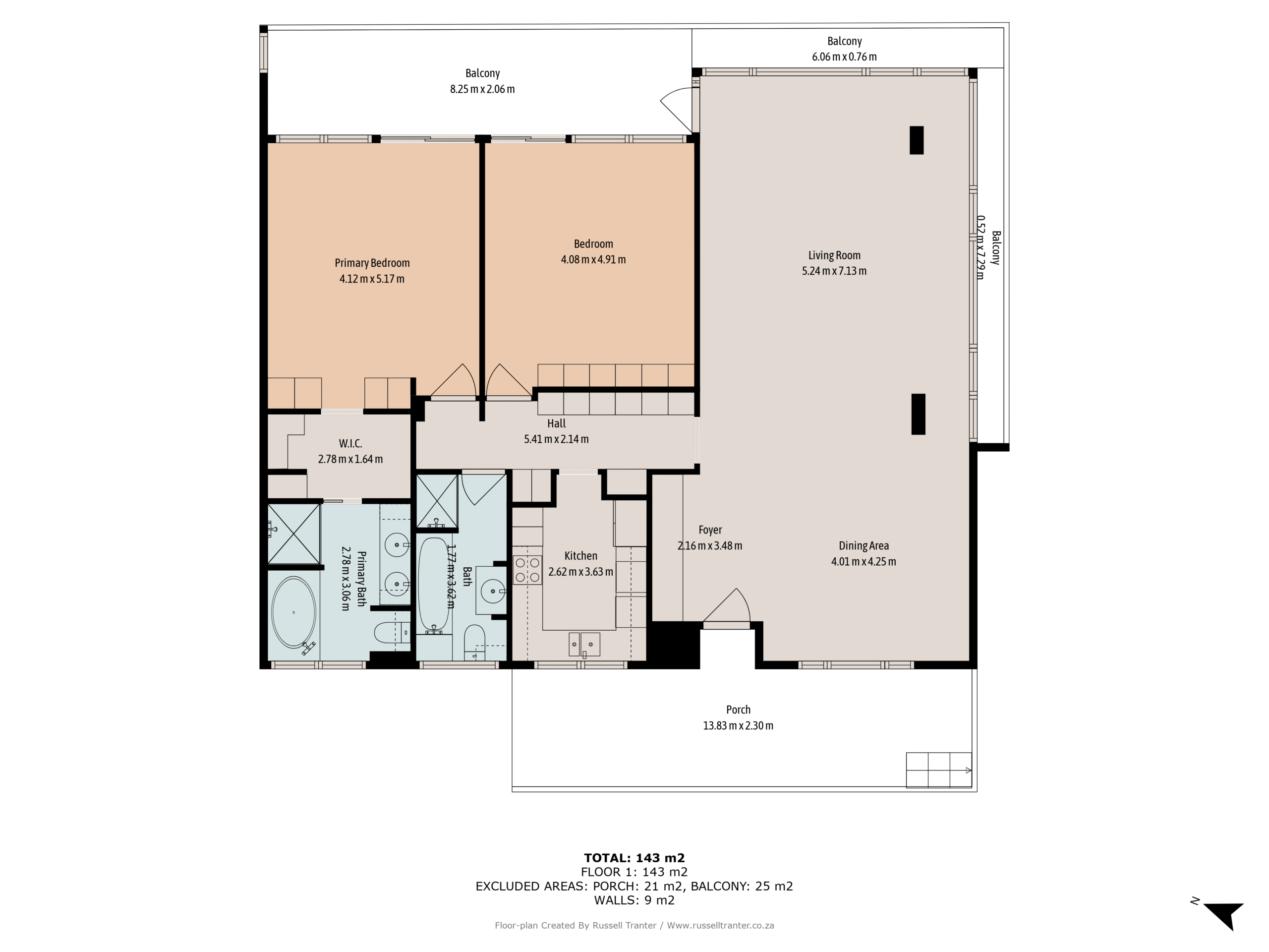 Lochinvar Floorplan with dimensions