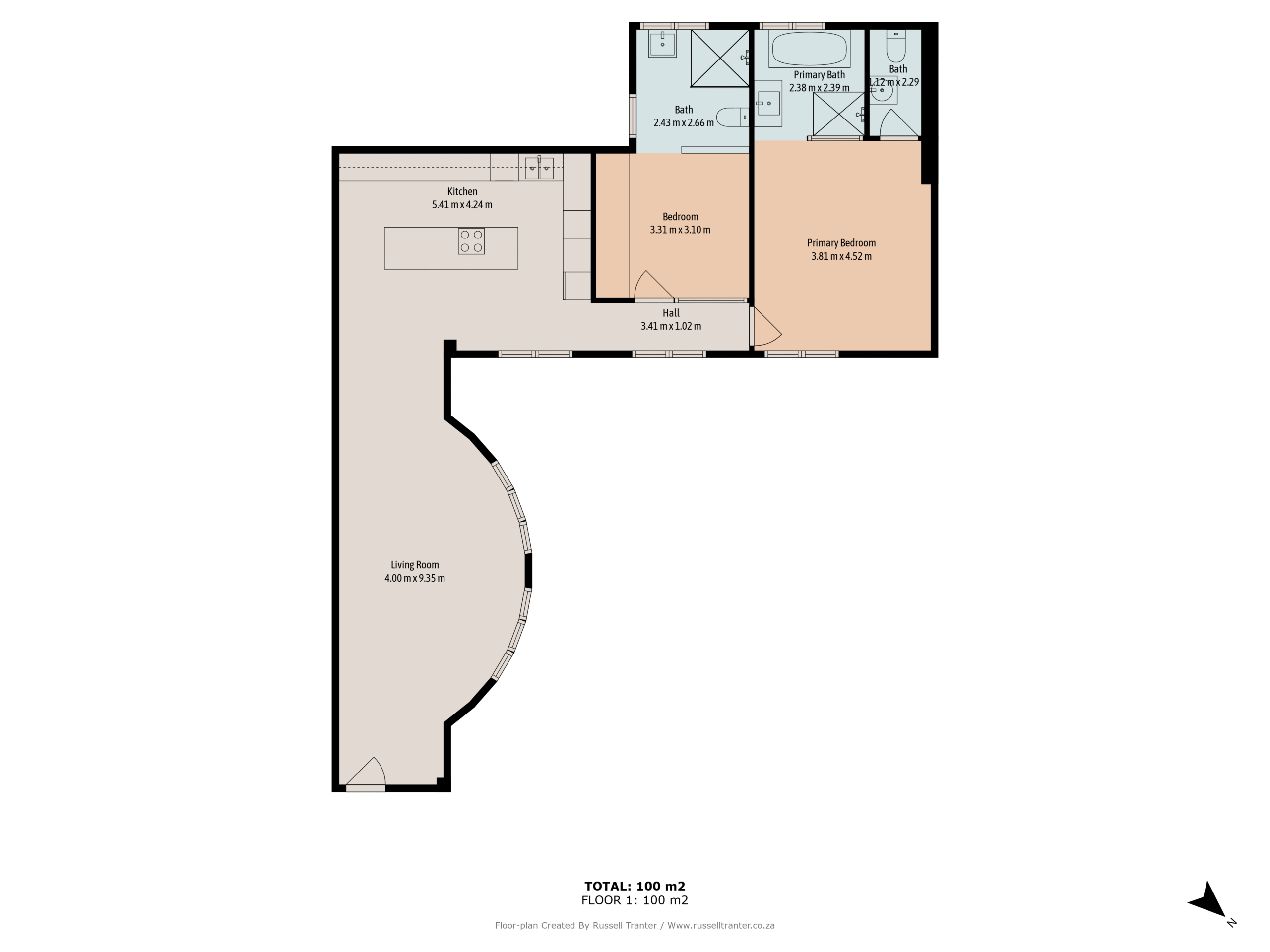 205 Glaston House Floorplan